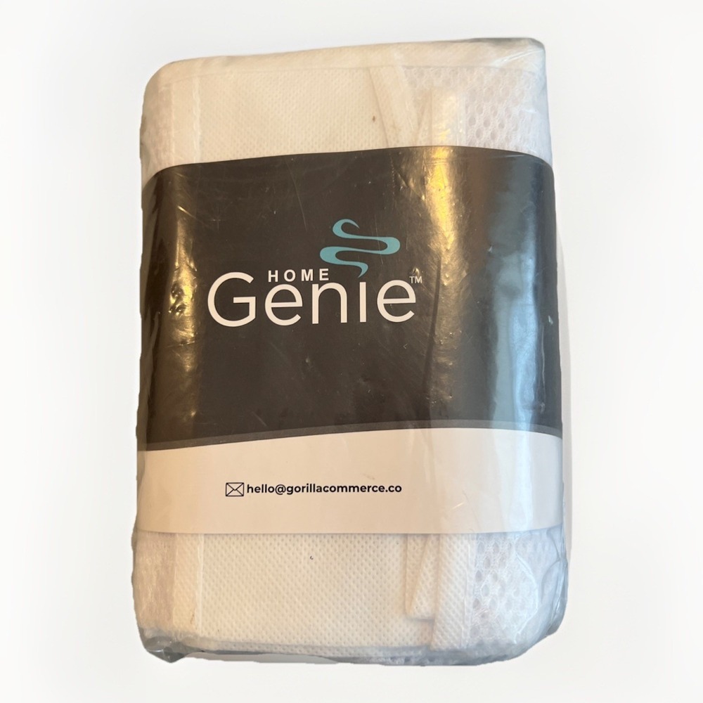 24 Pocket Space Saving Over Door Shoe Organizer Home Genie Pure White 1 Pk New‎